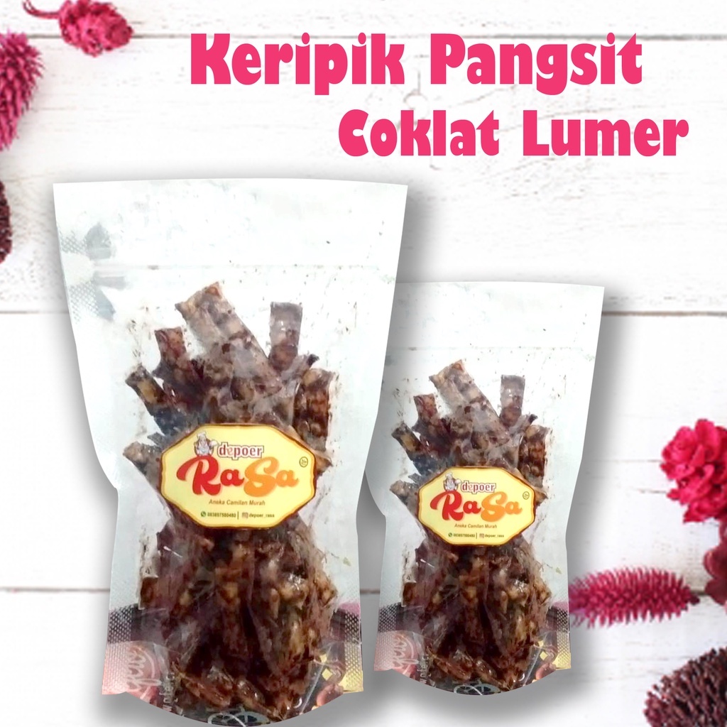 

[60gr] Keripik Kulit Pangsit Rasa Coklat Lumer Manis by Depoer RaSa