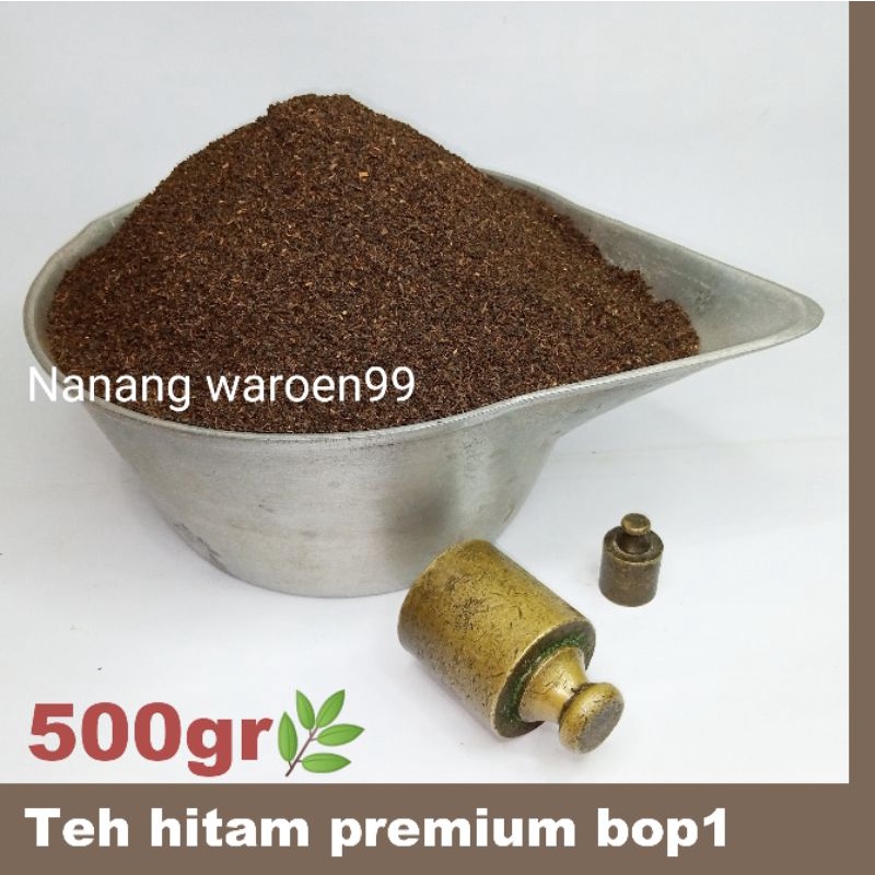 

BLACK TEA TEH HITAM BUBUK PREMIUM BOP1 TAMBI WONOSOBO ES TEH TARIK CELUP KEDAI RESTO NETTO 500GRAM