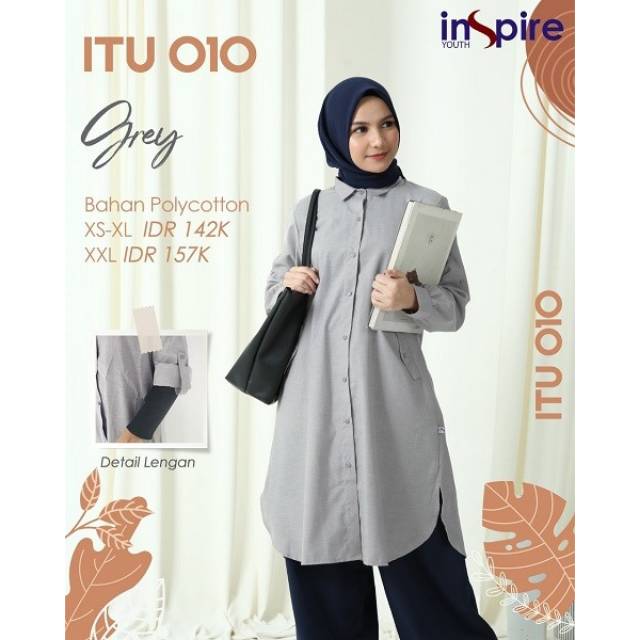 ITU 10 Inspire, Tunik Inspire ITu 10, Tunik Remaja, Tunik Dewasa, Tunik Terbaru, Atasan Tunik