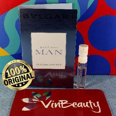 Vial Parfum OriginaL Bvlgari Man Glacial Essence EDP 1.5 ml For Men Murah