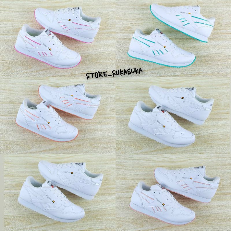 SEPATU WANITA REBOOK CLASSIC GRADE ORIGINAL PREMIUM. SEPATU SNEAKERS WANITA REEBOK TERLARIS
