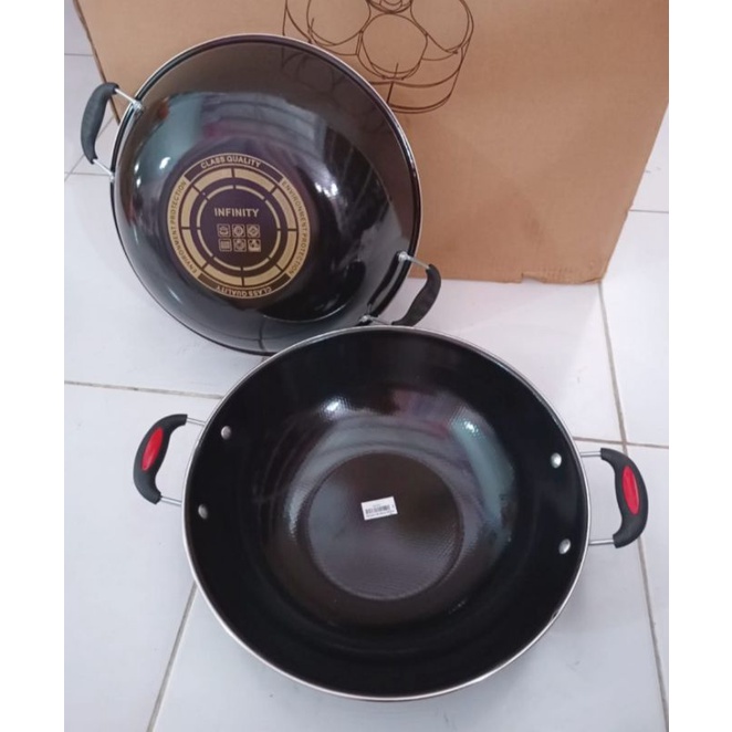 Wajan Enamel Infinity Kuping 34 cm | Wajan Enamel GSE KP D 34 cm | Wajan Enamel TD Kp 34 cm