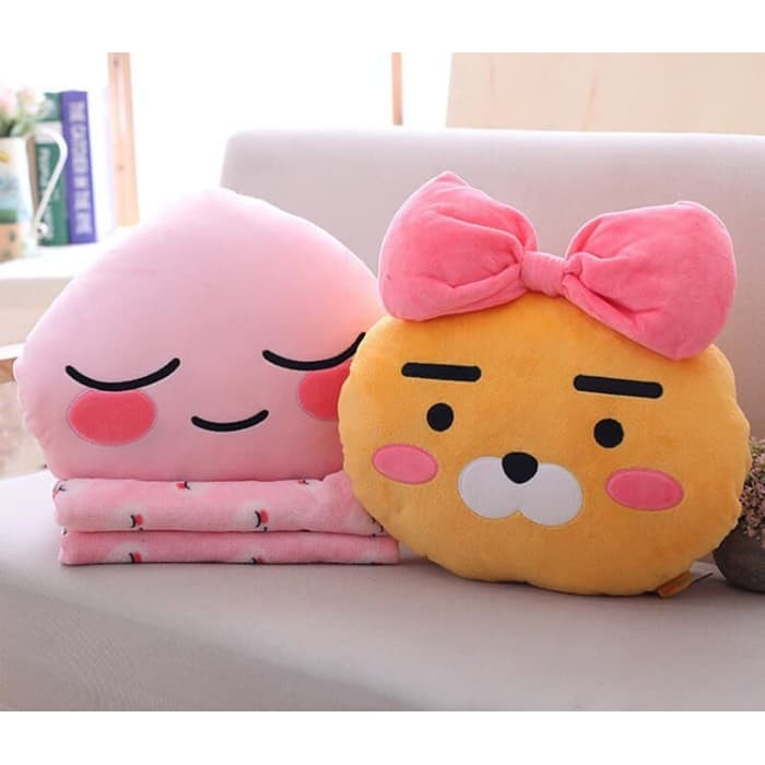 BALMUT BANTAL SELIMUT KAKAO FRIENDS RYAN APEACH KAKAO TALK - APEACH PINK