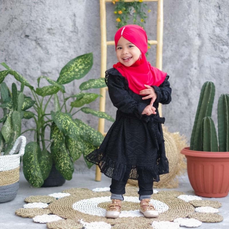 Tunik Kylie / Tunik Anak Brukat / Tunik Anak Lucu