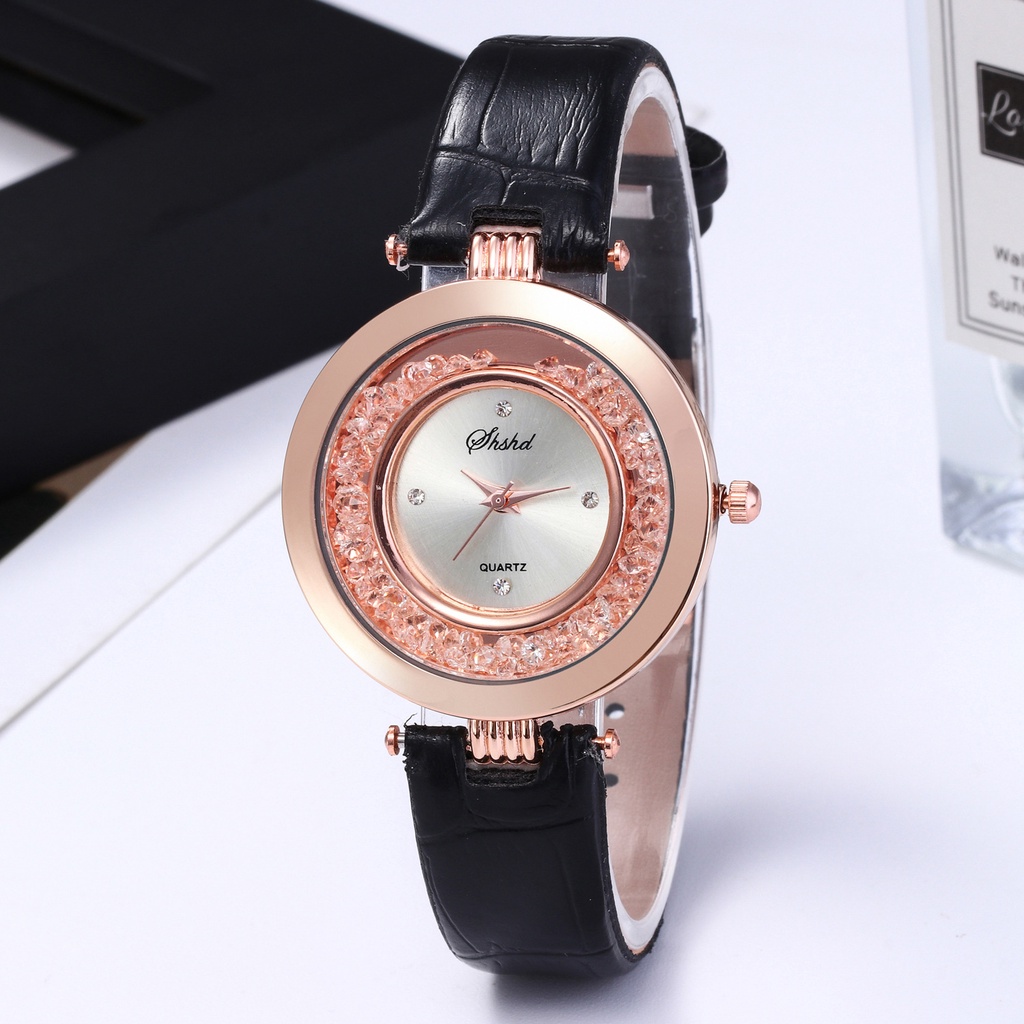 Jam Tangan Wanita Kasual Import Murah Berkualitas Diamond Watch Women's Quartz