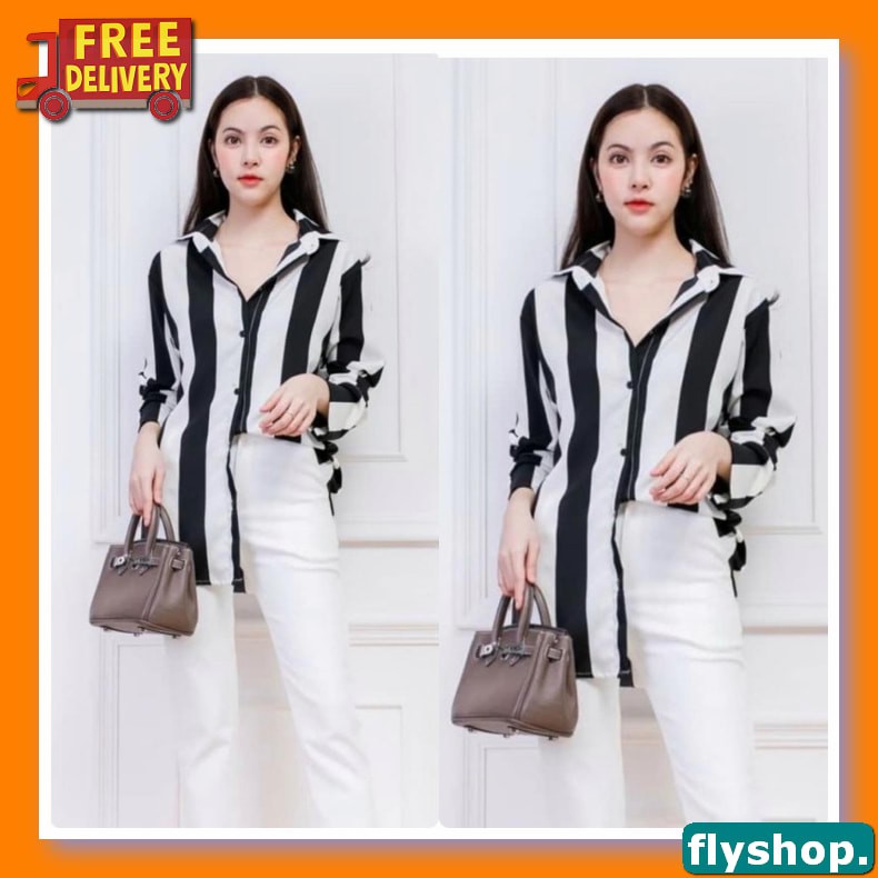 A Byer / Iz Byer Tab Shirt - Plaid White - Baju Kemeja Kerja Wani ZJ699 Kemeja Bigsize Salurko Hitam