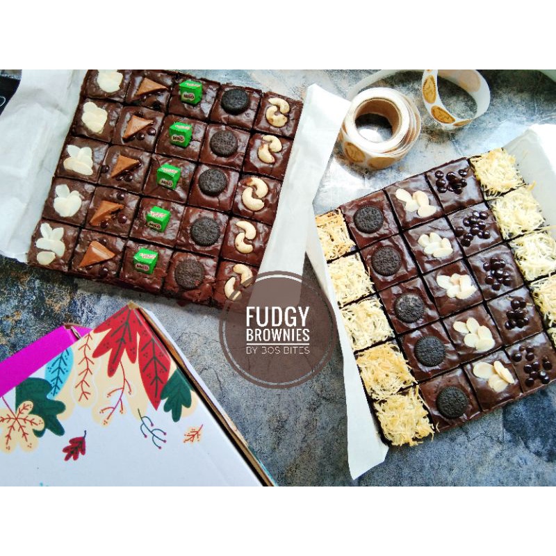 

Bosbites Brownies Fudgy L (20 x 20 cm)