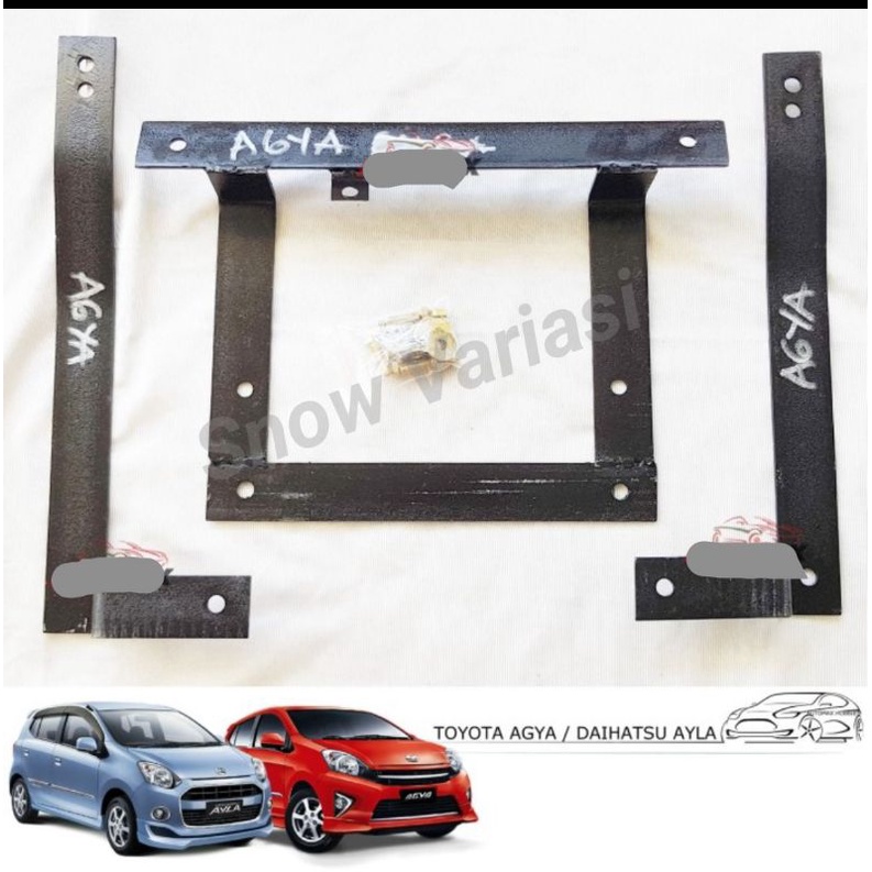 Tanduk Depan Bumper Agya Ayla Luxury TRD Lampu