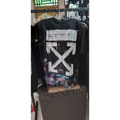 kaos off white galaxy brush P❤