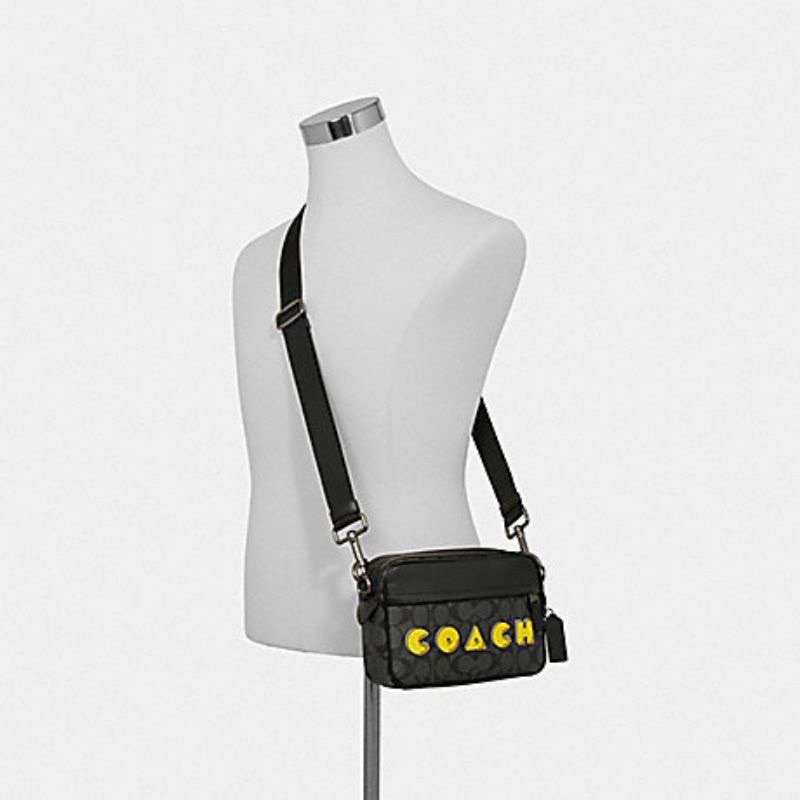 Tas selempang Coach pacman import Grade ori Quality mesengger bag coach tas slempang coach import