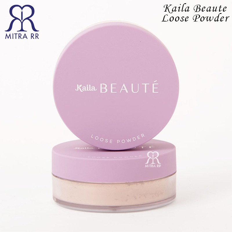 Kaila Beaute Glow Come True Loose Powder | Bedak Tabur Flawless dan NaturaL Look | Face Powder Oil Control