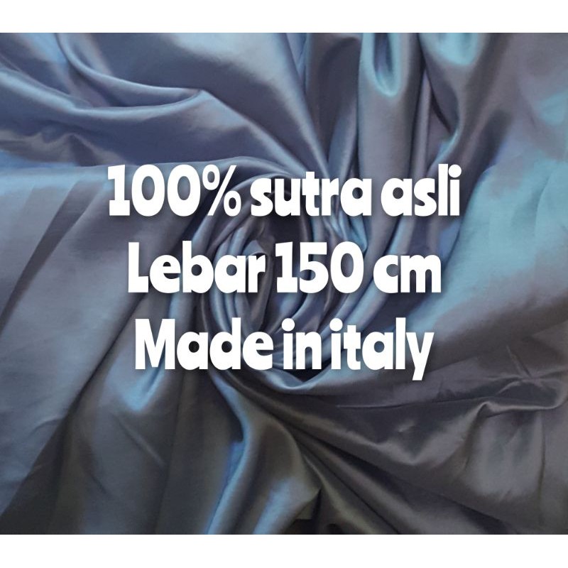 kain sutra polos 19mm kain sutra asli 100% mulberry pure silk fabric