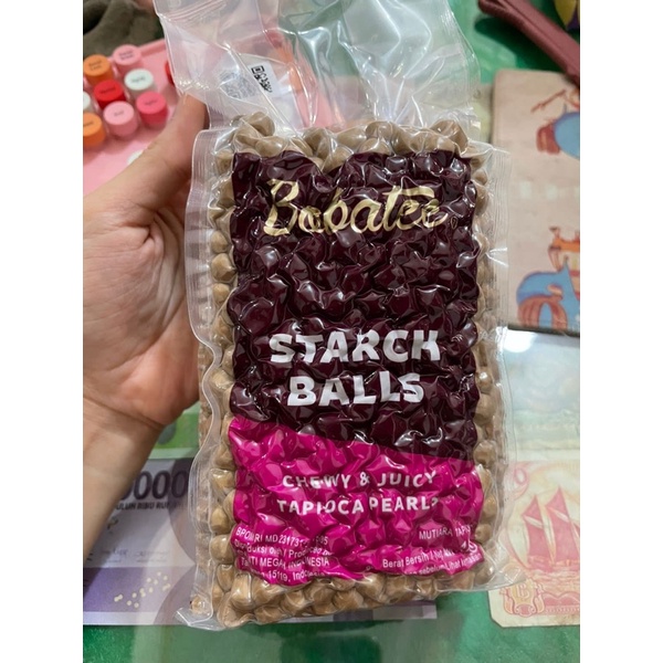 

BOBA VIRAL BOBATEE 1 kg - STARCH BALLS TAPIOCA PEARLS UNTUK MINUMAN