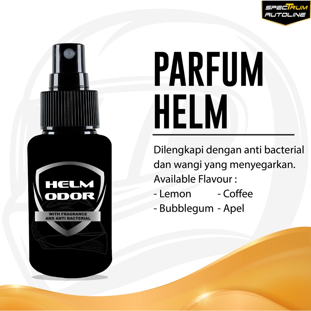 SPECTRUM HELM DEO/ODOR PARFUM HELM PENGHILANG BAU ANTI BACTERIAL BISA COD