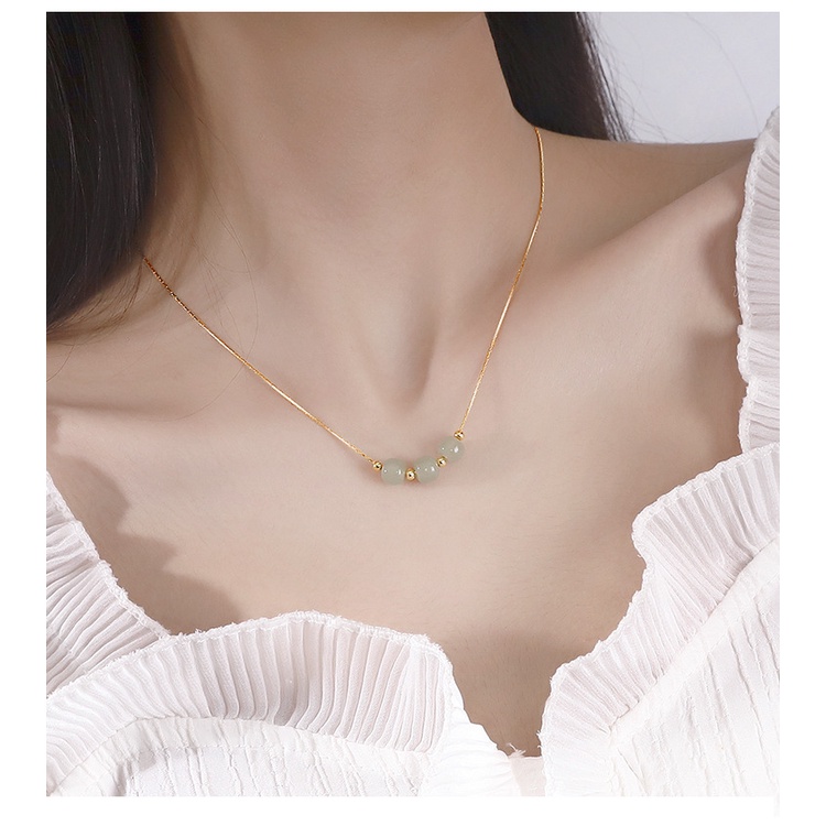 Kalung KL108 Perak / Silver S925 Premium Fashion Wanita Kalung unik Lucu Keren /Deluna/BS