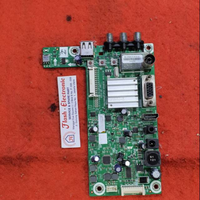 MESIN TV LED - MOBO - MOTHERBOARD - MB - MAINBOARD TOSHIBA 24L1600VJ