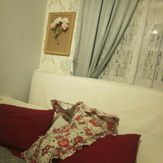 Marvelo Sarung Bantal Cinta Katun Polos Warna Warni