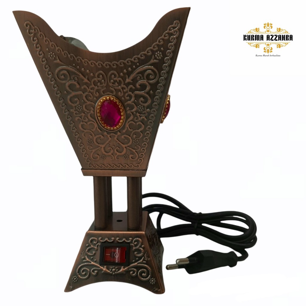 Prapen Elektrik / Incense Burner / Tempat Pembakar Dupa Elektrik Motif Permata