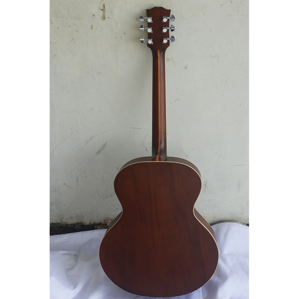 Gitar Akustik Elektrik gibson j200 Custom Free Packing Kayu