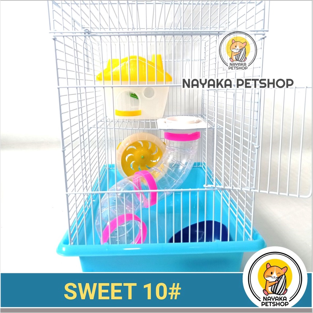 Sweet 10# Kandang Hamster Tingkat 2 Lantai Murah Besar 10 #