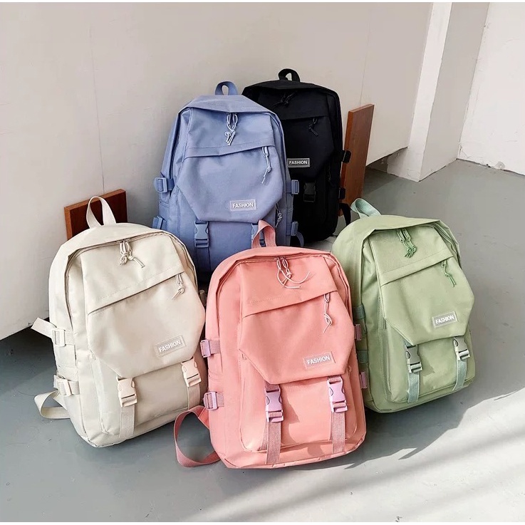 Tas Backpack Import - Tas Ransel Wanita - Tas Wanita Terbaru - Backpack Korea Import - Ransel Korea Wanita Model Terbaru - Ransel Sekolah - BK14