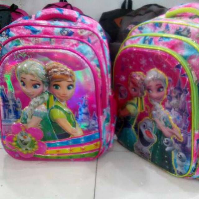 TAS ANAK LAMPU FROZEN