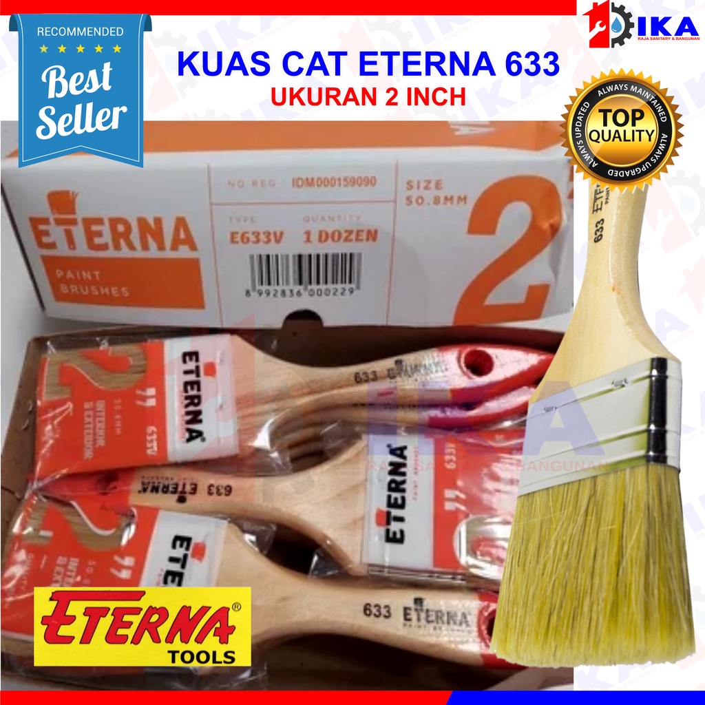 Kuas cat 633 2inch ETERNA ORIGINAL kualitas bagus bulu tahan awet kuat