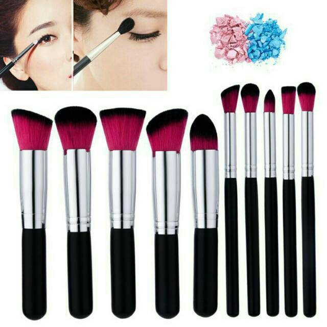 Set Kuas Make Up KABUKI BRUSH MAKEUP / Cosmetic MakeUp Brushes Kabuki Brush PREMIUM IMPOR