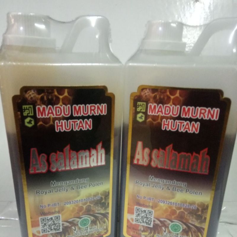 

Madu Asalamah Hutan 1kg paket isi 6