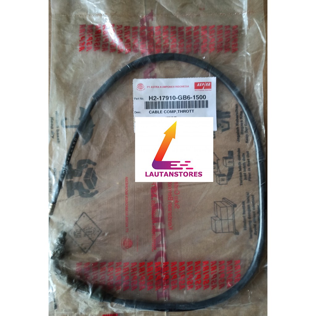 H2-17910-GB6-1500 Kabel Gas Honda Astrea 800 Star C800 ASPIRA