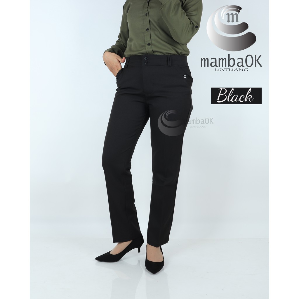 NEELAM - Celana Kerja Wanita Kantor Formal Slim fit