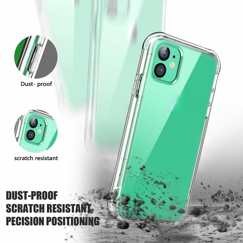 Soft Case Bahan Silikon Tpu Transparan  For Iphone Xr 6s 7 8 Plus Xs Max X Se