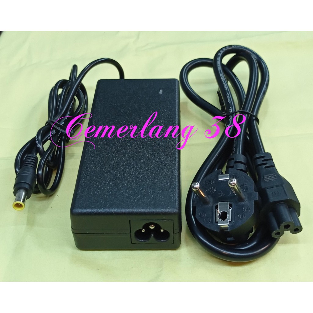 Adaptor Charger laptop 19.5 V 4.74 A + kabel power jarum switching