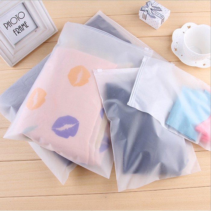 Zipper Storage Bag Travel Plastik Pelindung Baju