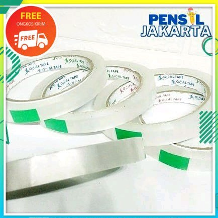 

Selotip Isolasi Tape Solasi Lakban Bening 1/2 inch x 90 yard