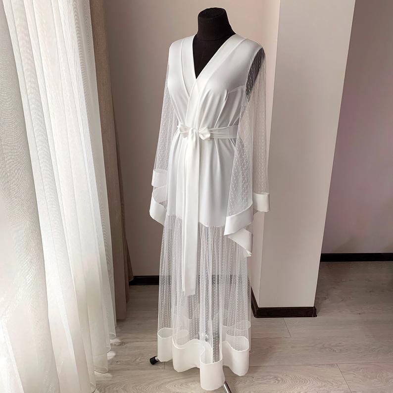 Kimono Bride Robe Wedding Jubah Lace