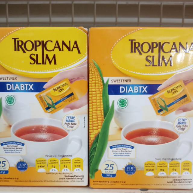 

Tropicana sweetener gula diabetx isi 25