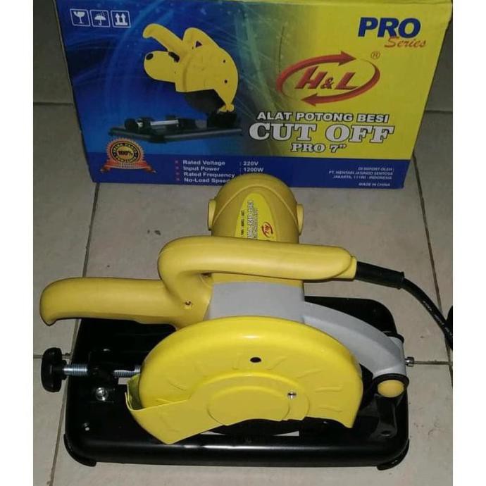 MESIN POTONG BESI 7" H&L PRO / CUT OFF 7 INCH HNL PRO