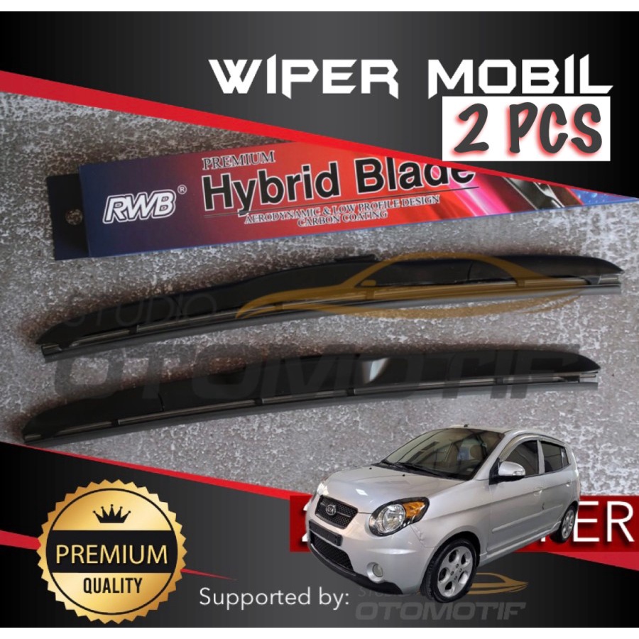 WIPER Picanto Gen1 Cosmo 2008-2010 RWB GRAPHITE / WIPER RWB PICANTO