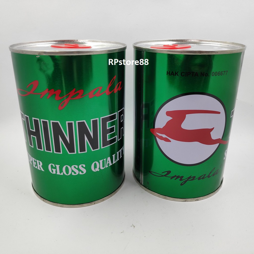 

THINNER IMPALA SUPER GLOSS 1LT - PENGENCER CAT MINYAK - THINNER HIJAU