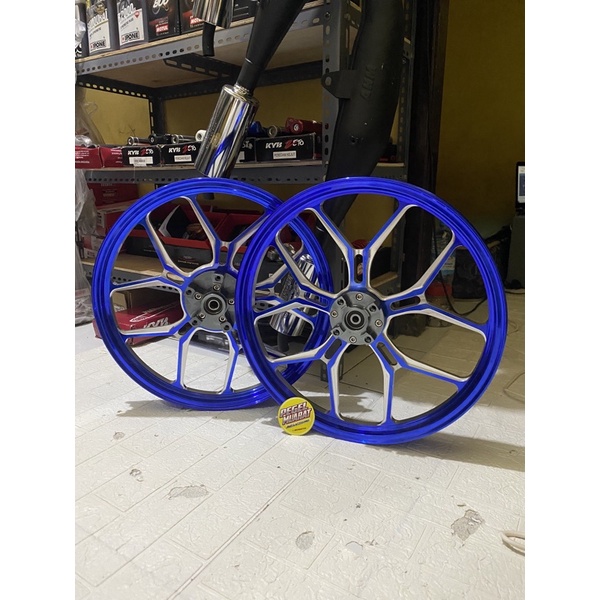 Jual Velg Enkei Trc Racing Anodize Cnc Spider Ring Blue Biru Dd