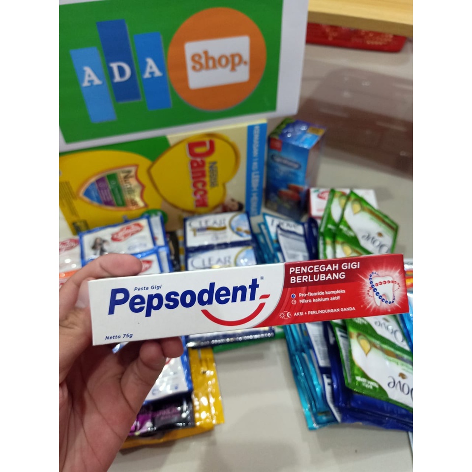 Jual Pepsodent Pasta Gigi Pencegah Gigi Berlubang 75 gram Indonesia