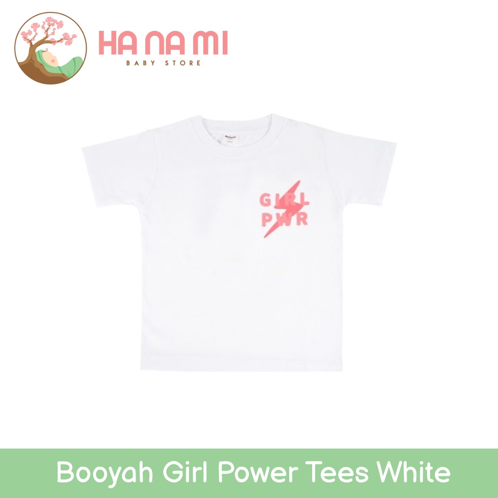 Booyah Girl Power Tees White / Baju Kaos Oblong Anak (1-6 Tahun)