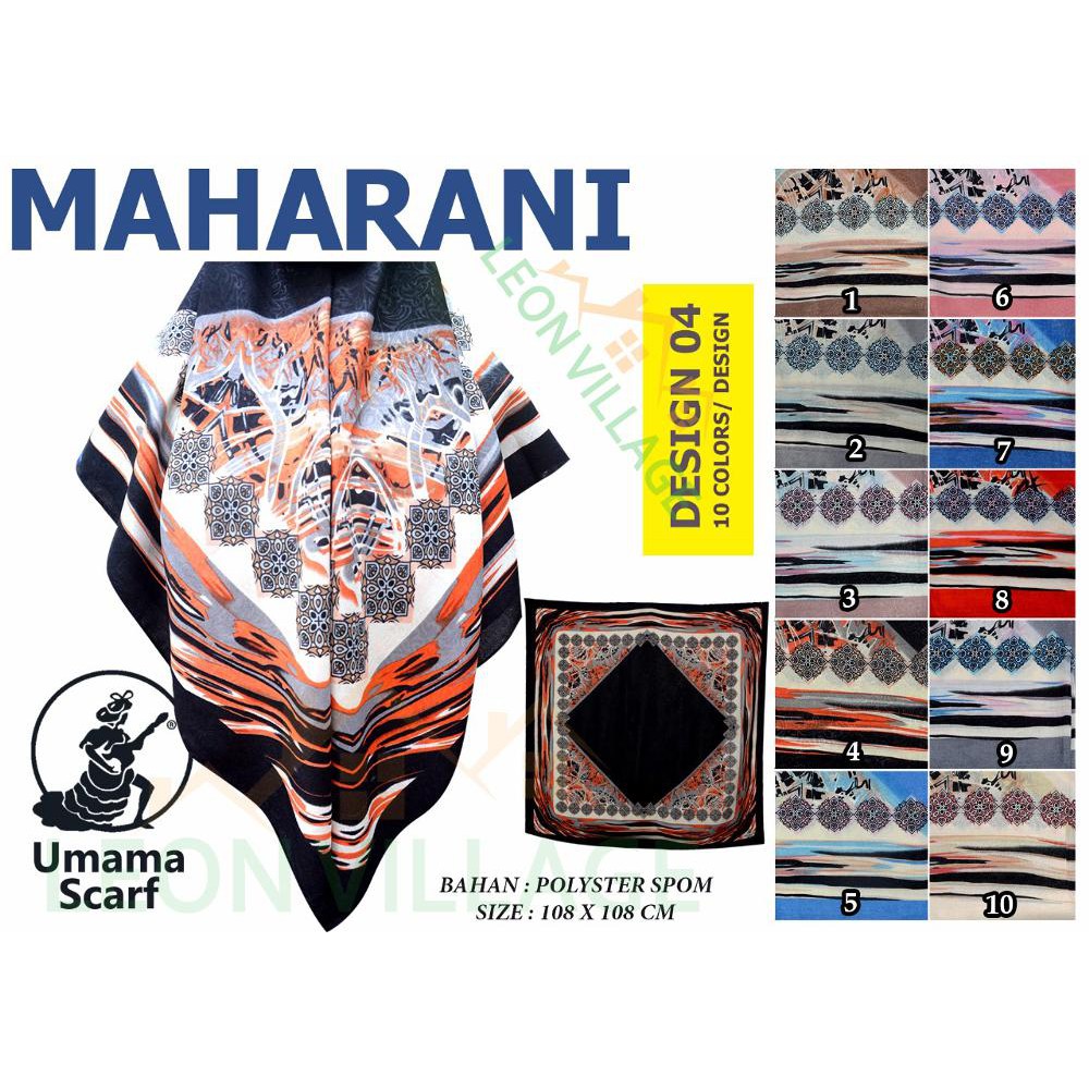 Kerudung MAHARANI UMAMA Hijab Jilbab Segi Empat Motif C4