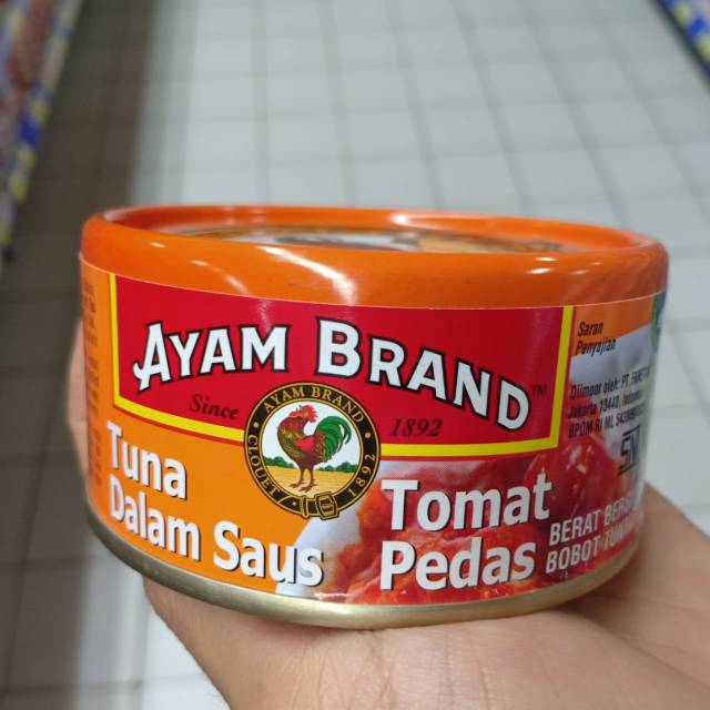

ayam brand tuns dlm saos tomat pedas