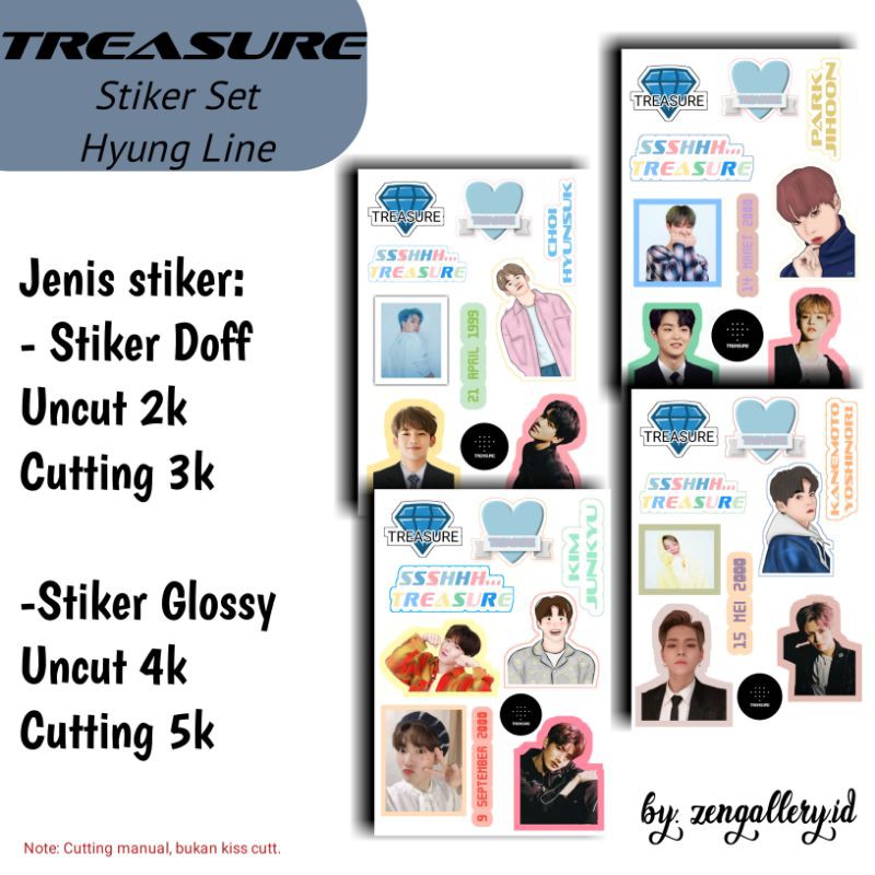 

Stiker Treasure Hyung Line