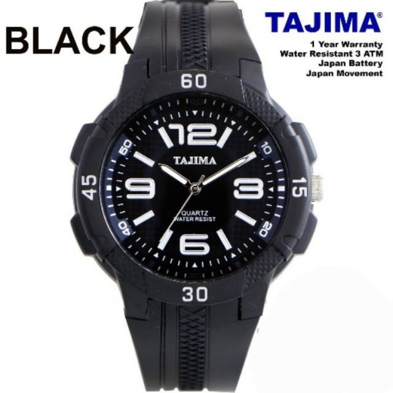 Jam Tangan Pria Tajima Analog Sports 5064 Original Garansi 1 Tahun