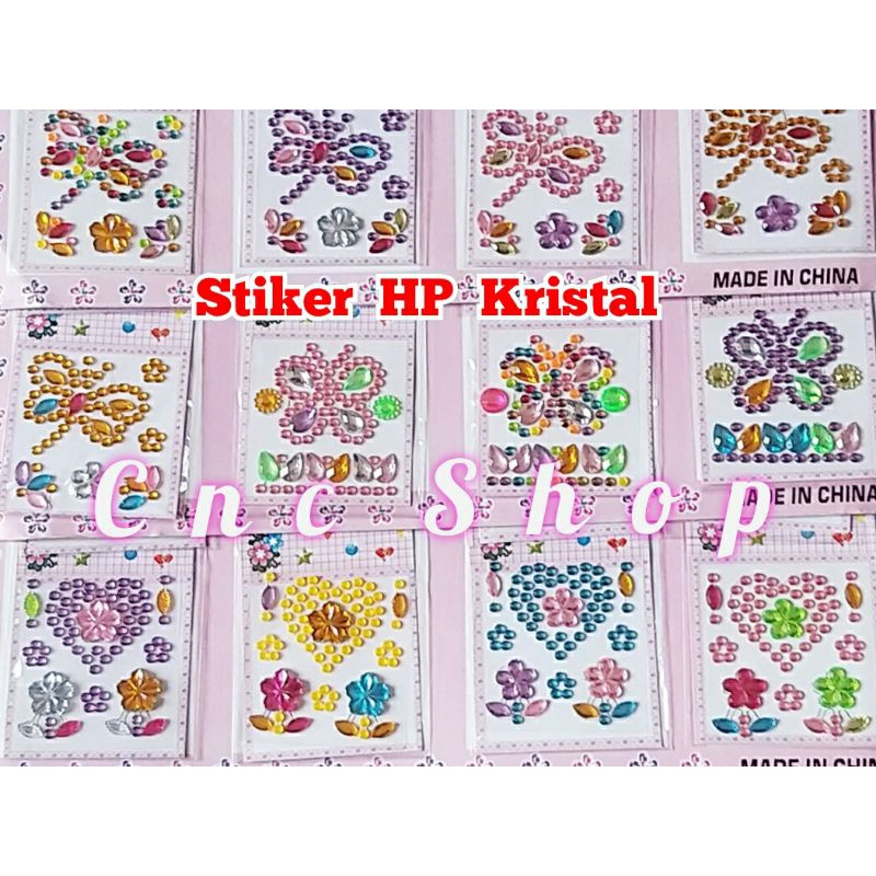 Stiker HP Kristal / Sticker Tempelan HP Blink Blink DIY Asesoris Anak Murah