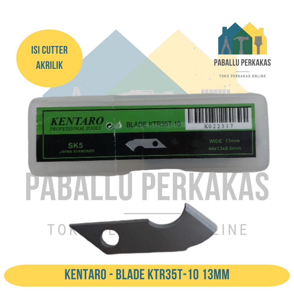 KENTARO REFILL Isi Cutter Akrilik - Pisau Potong Acrylic / Mata Potong Akrilik KENTARO / Mata Pisau 
