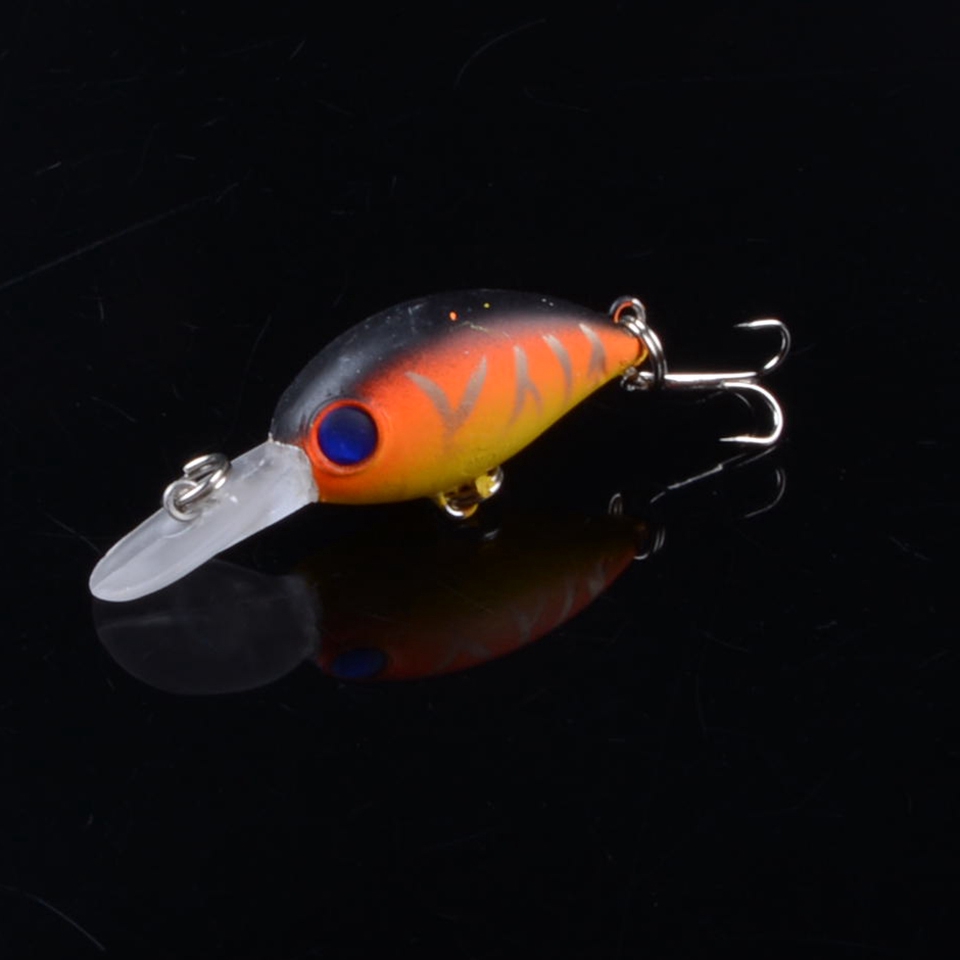 Shengyao 1Pcs Mini Crankbait Minnow Umpan Pancing Swimbait 5.2cm/3.8g Fishing Lure Ikan Bass Floating Bait